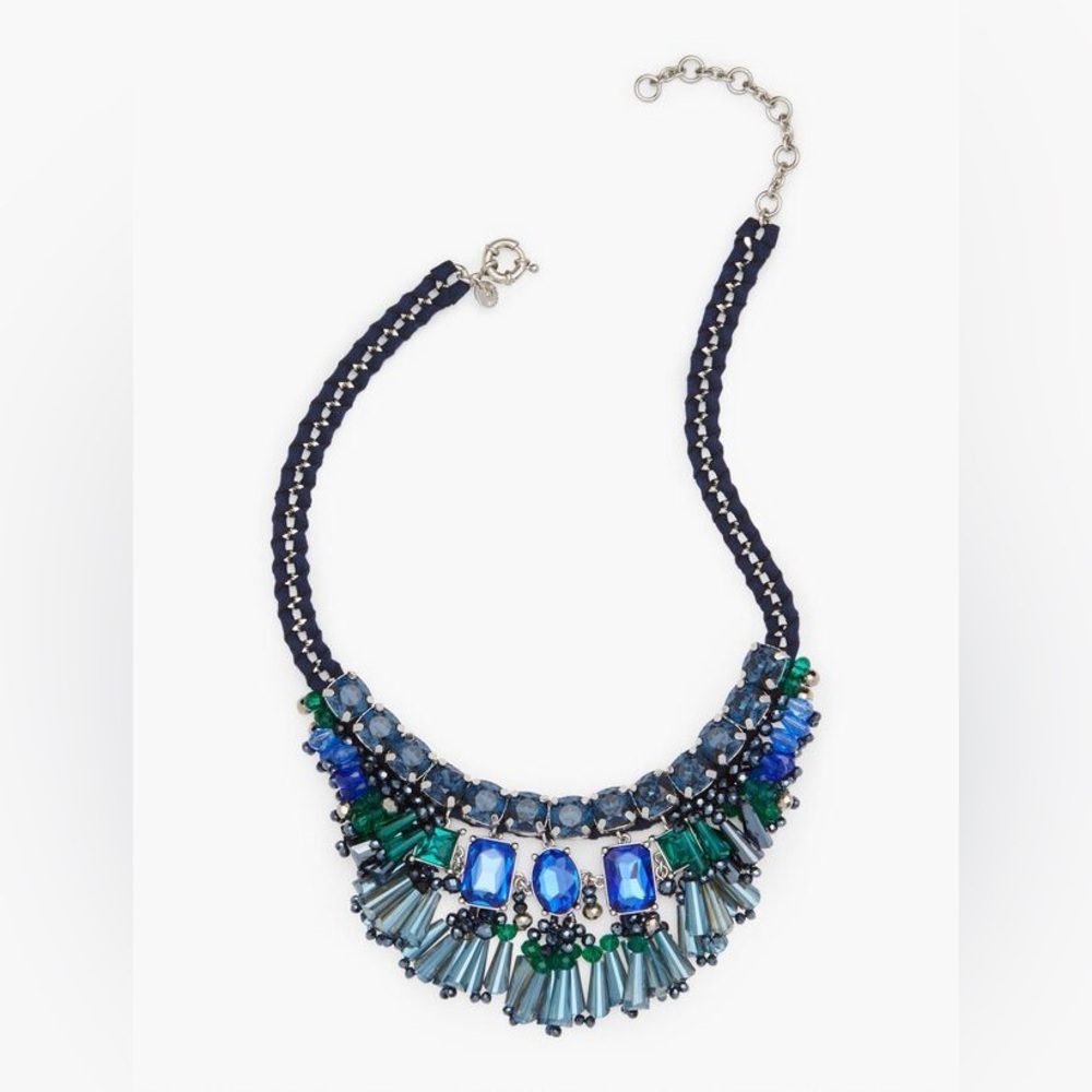 Talbots - Deep Blue Green Statement Necklace